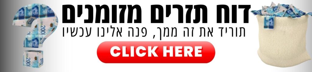 דוח תזרים מזומנים